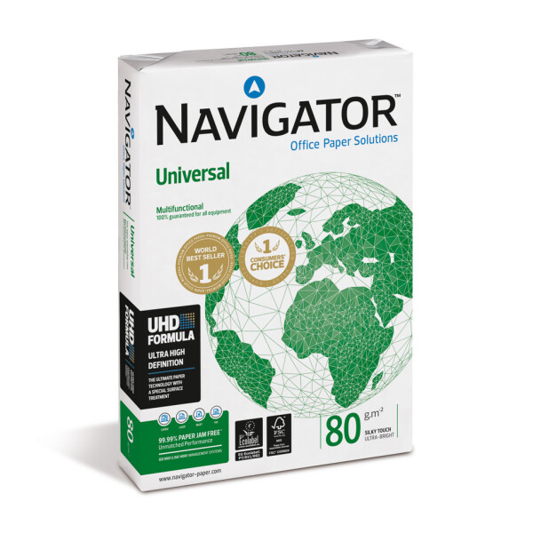 Ramette de papier Navigator Universal A4 80 g/m² pour imprimantes et photocopieurs